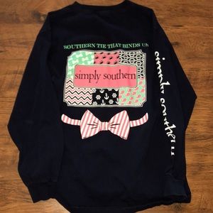 Long Sleeve Simply Southern T-Shirt size Medium